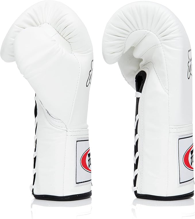 Fairtex プロコンペティショングローブ（Lace UP 紐式）ホワイト