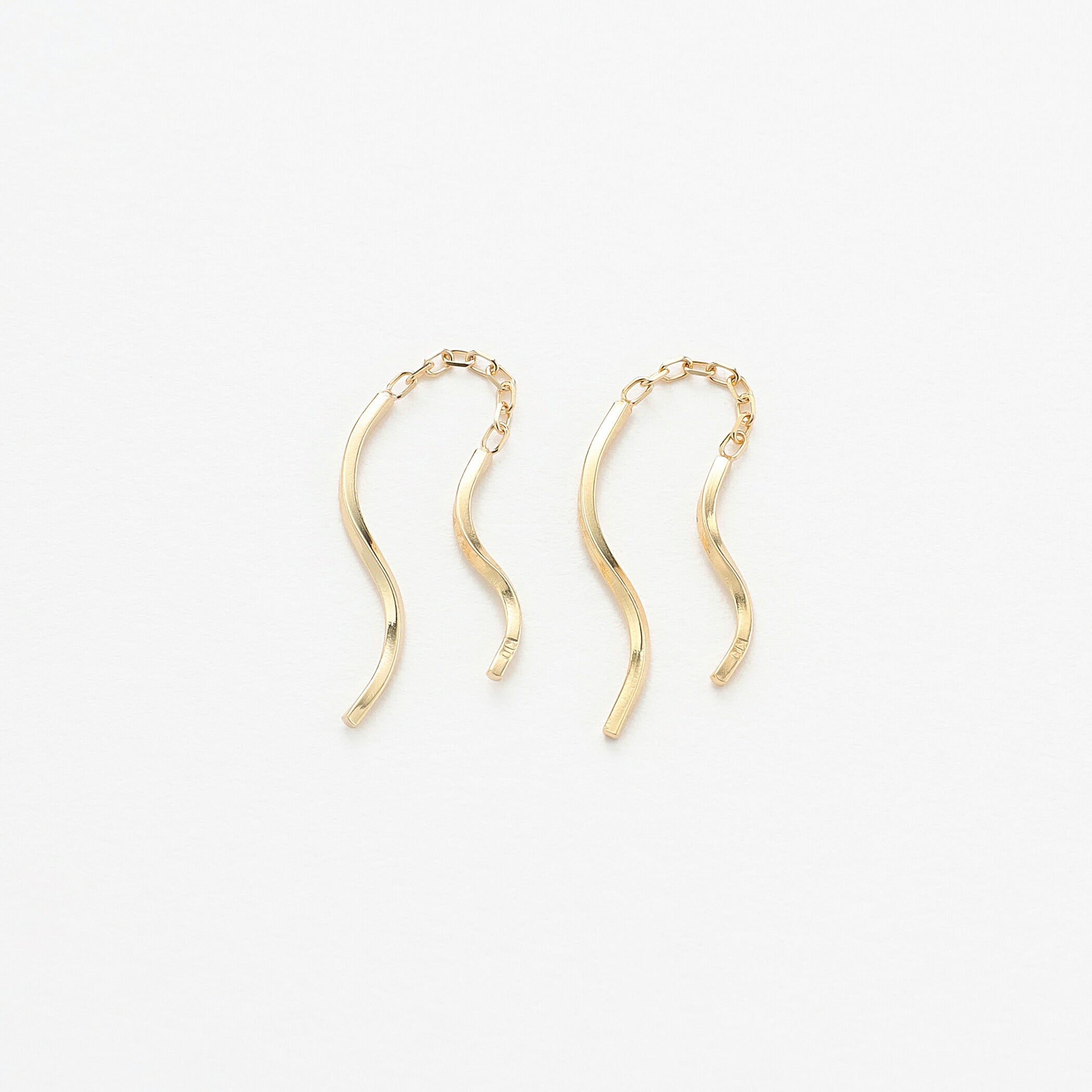 WEB限定】K10 イエローゴールド アメリカン ピアス – Milluflora