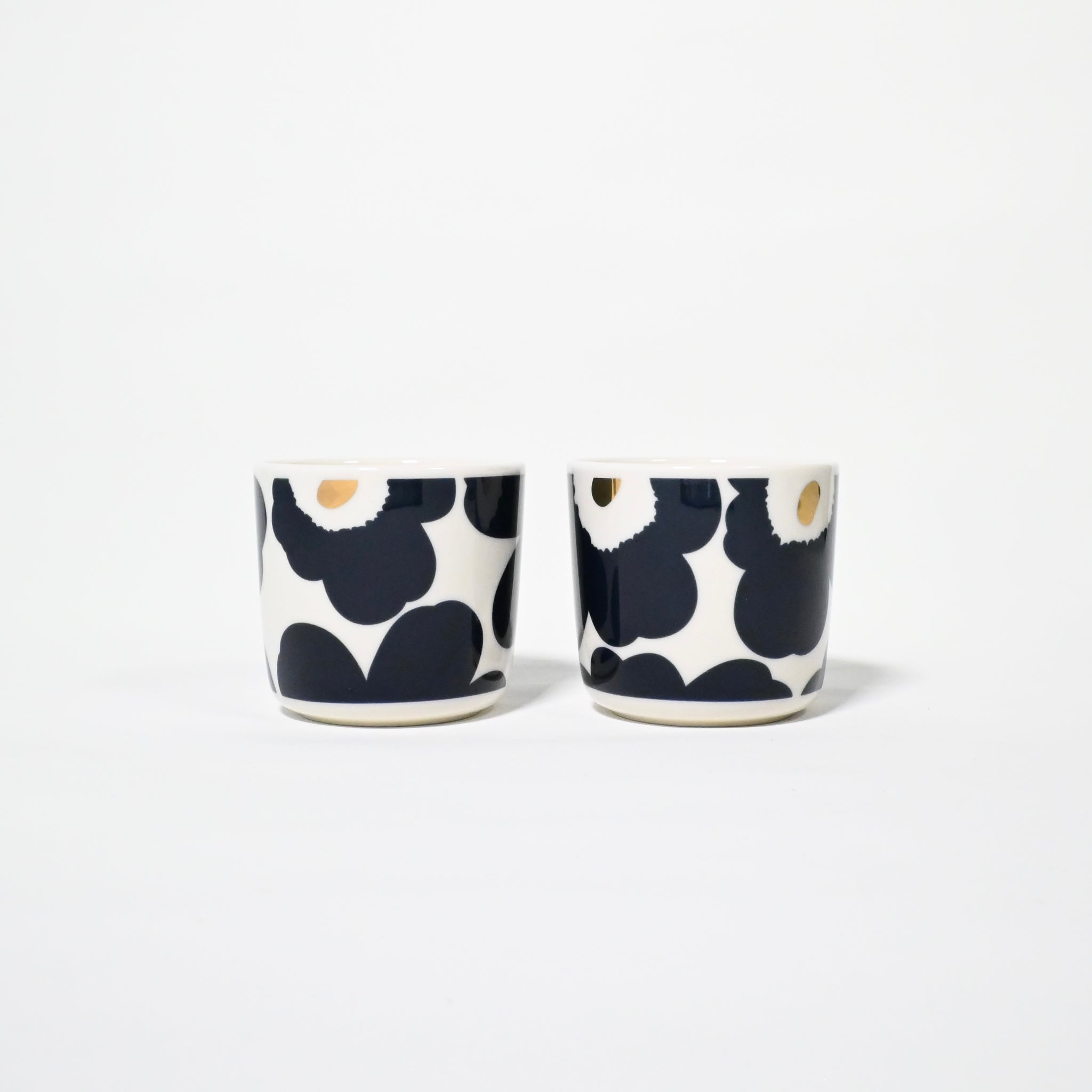 Unikko コーヒーカップセット | ダークネイビー×ゴールド | marimekko
