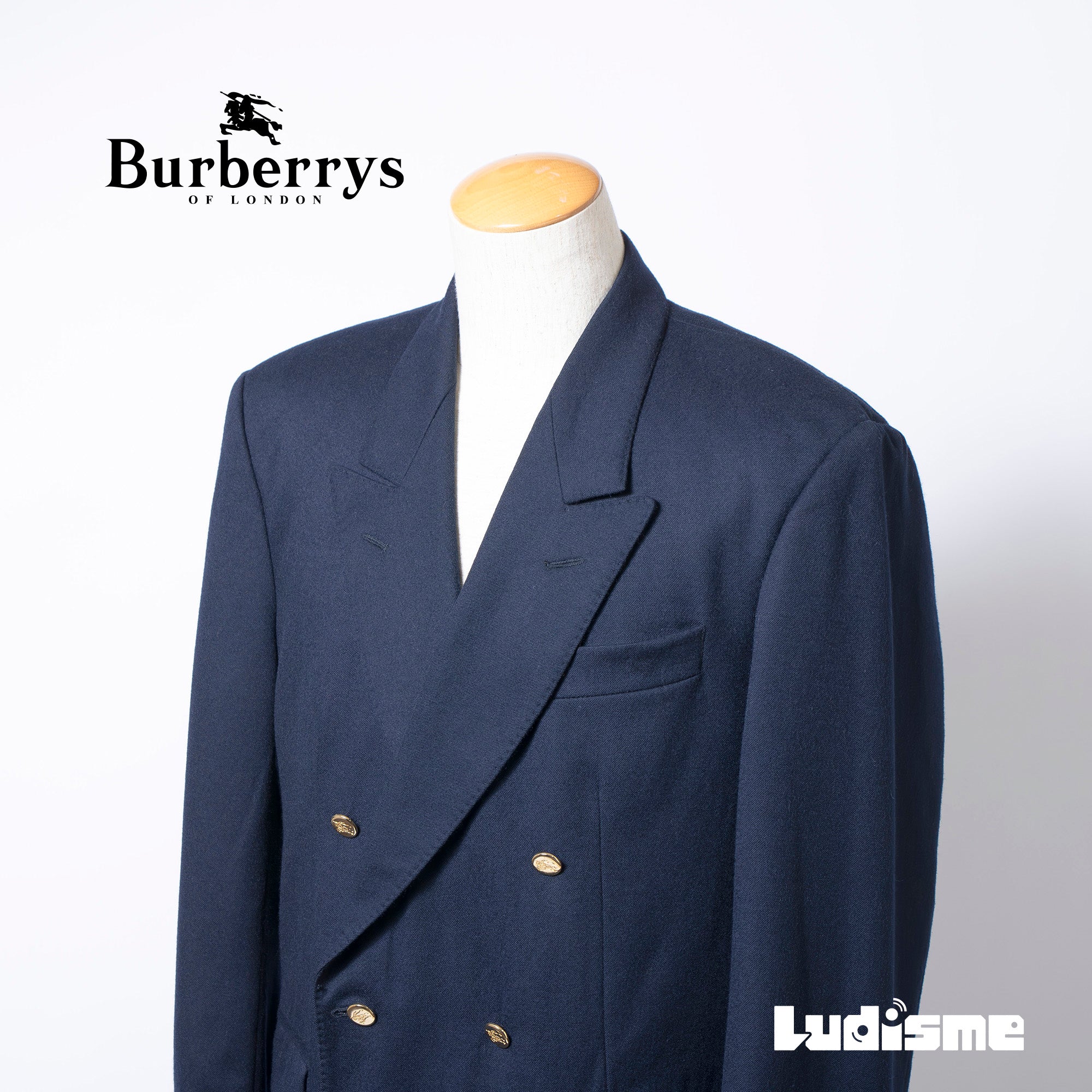 バーバリー Burberrys 90s 英国製 テーラードジャケット ダブル