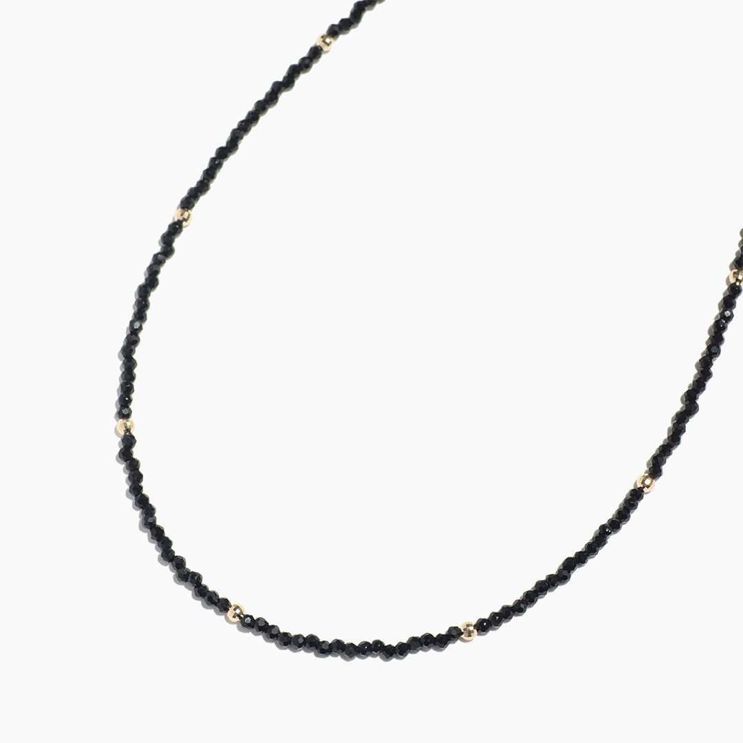K10ネックレス エクラ ブラックスピネル｜MONATELIER（モナトリエ