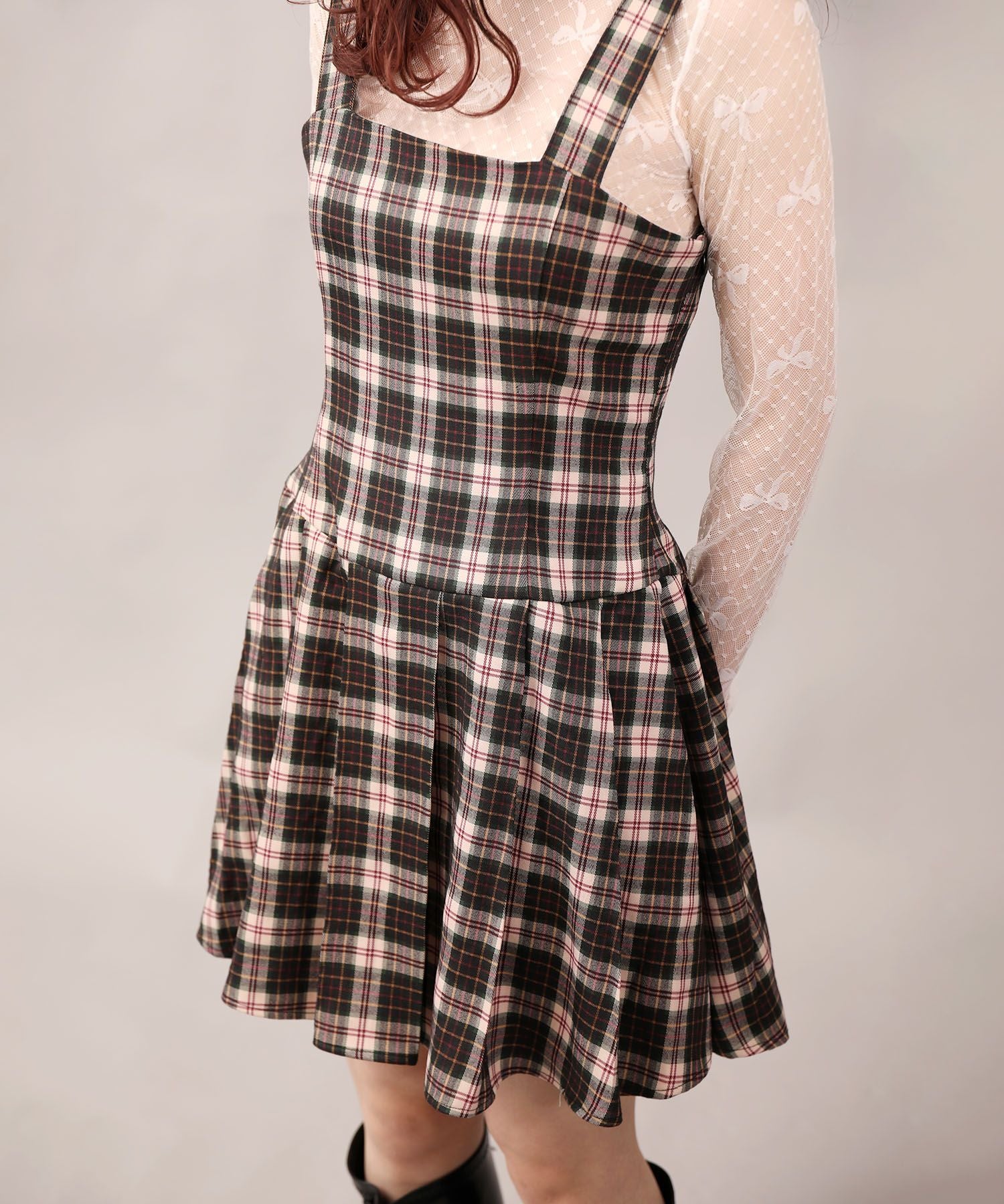 HOOK】for girls チェック柄ジャンパースカート – 《公式》moremore