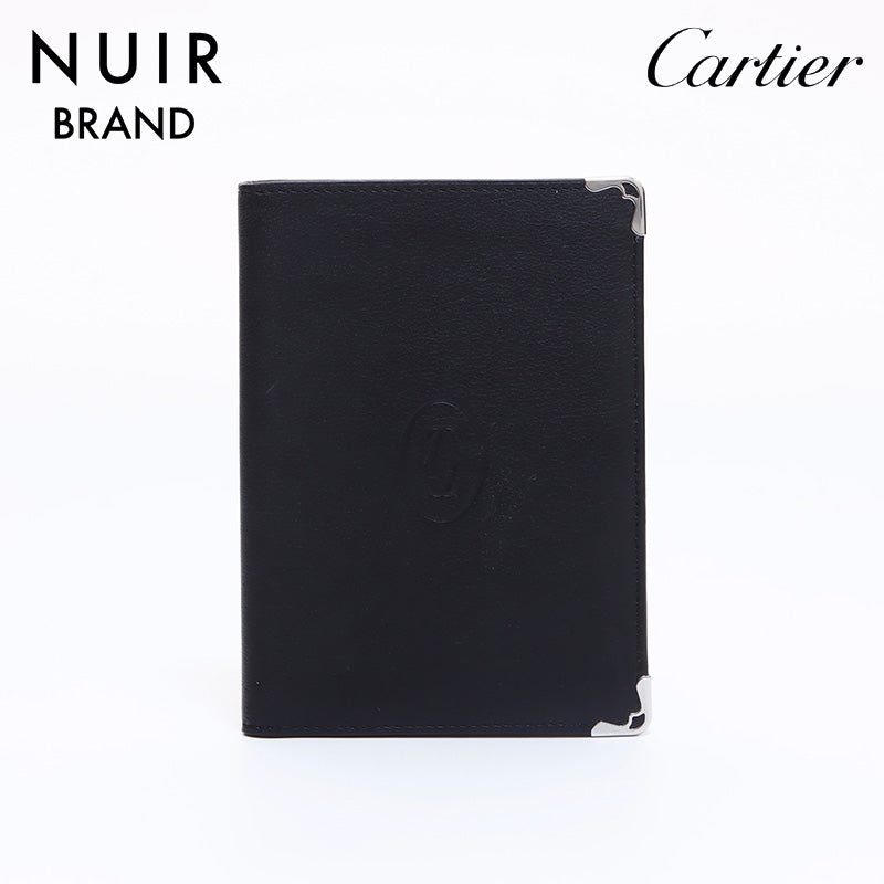 Cartier Passport Case Bifold Wallet Black WS6328 – NUIR VINTAGE