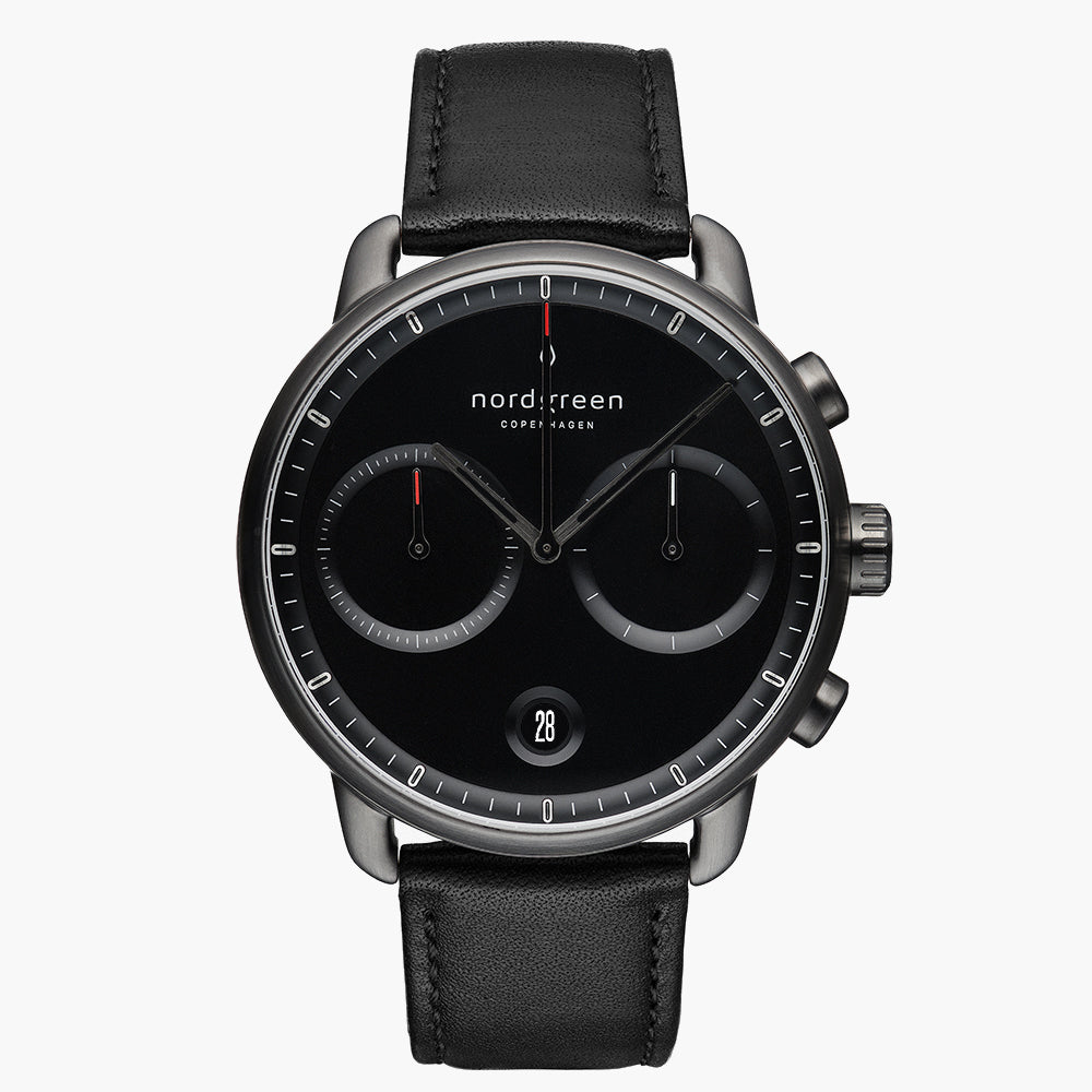 Pioneer Chronograph | Nordgreen 42mm Gunmetal Black