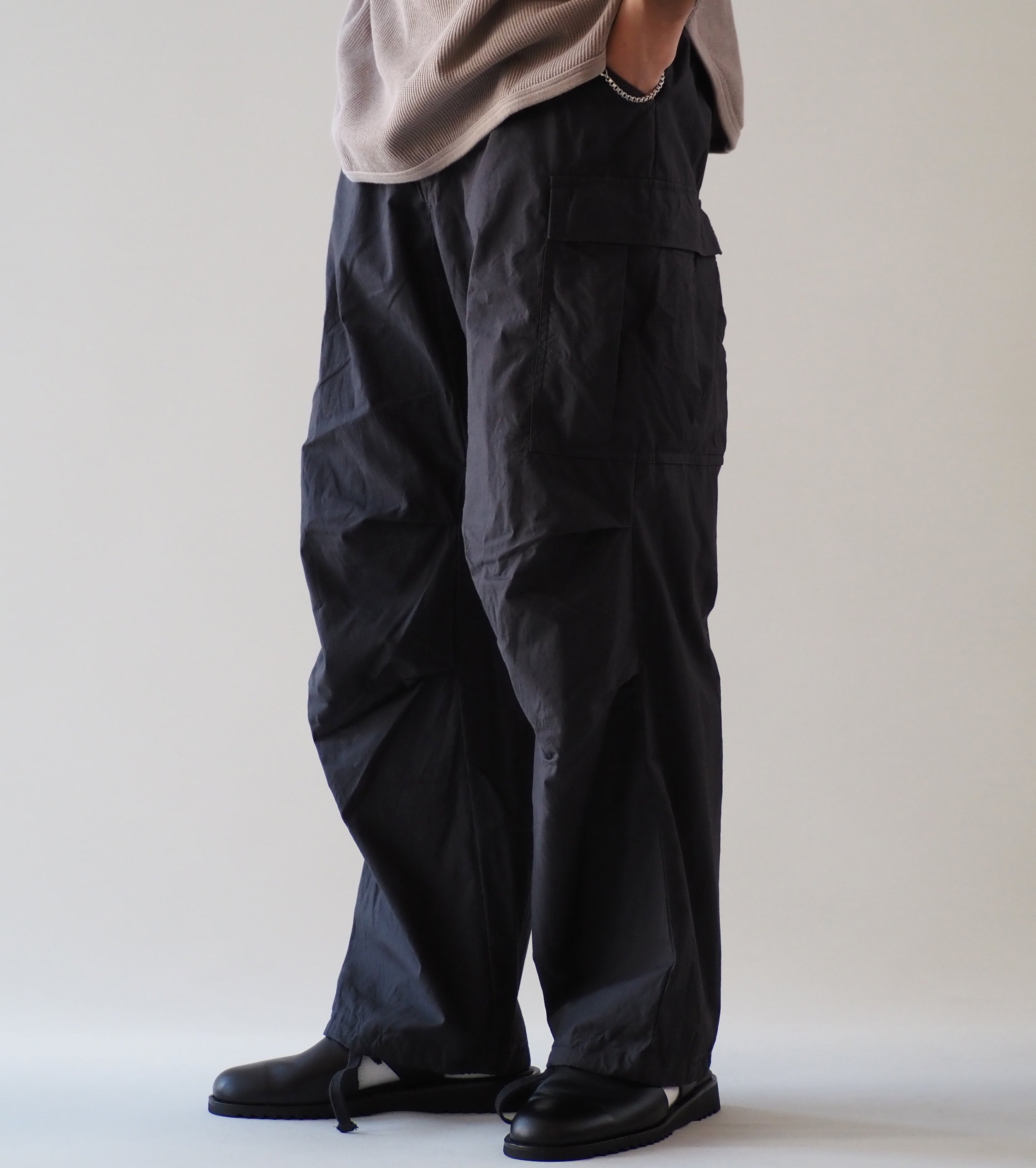 YAECA Like Wear M51 Field Pants , Charcoal (POPLIN) – Navyblue
