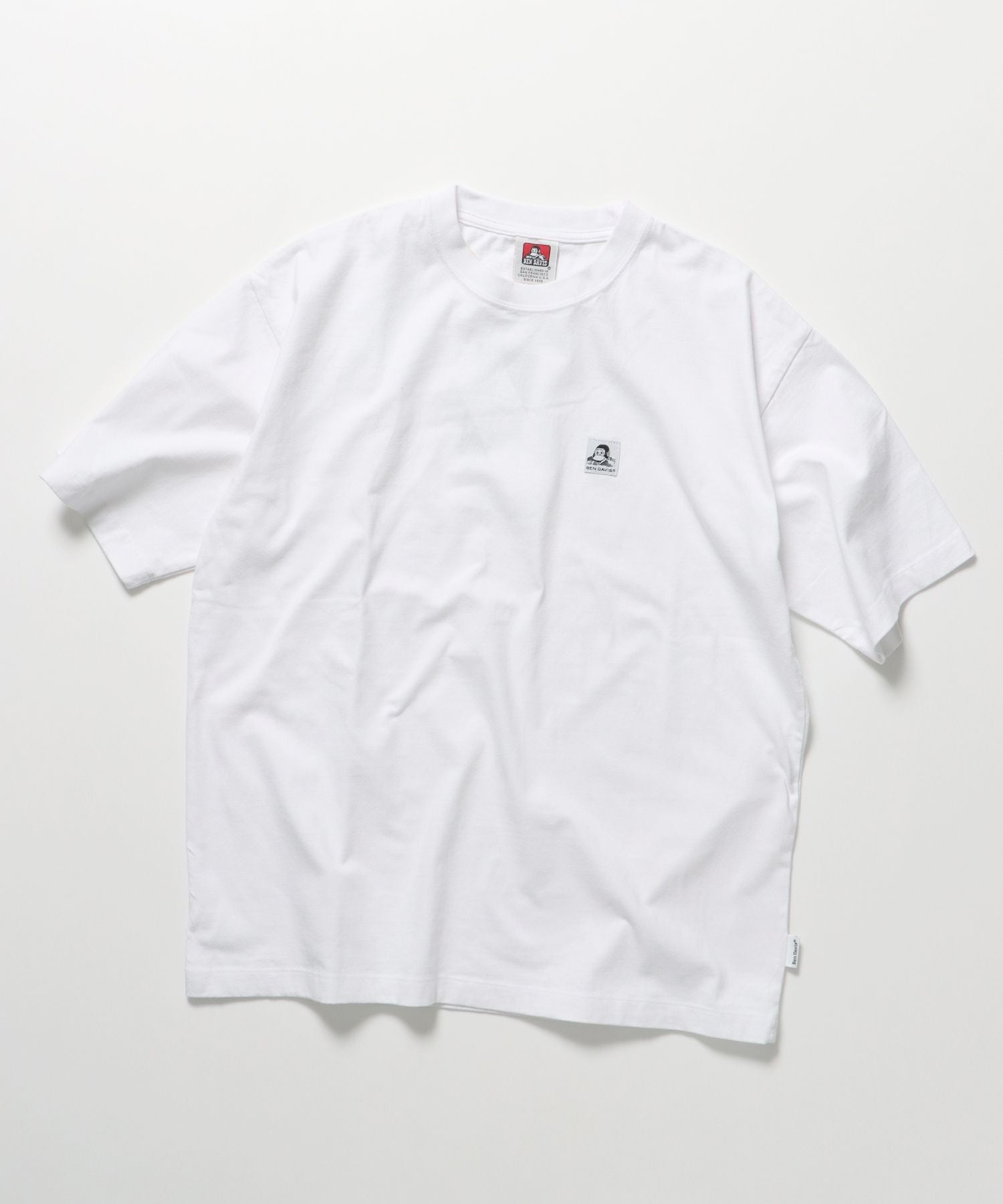 BEN DAVIS(ベンデイビス) WASHED LABEL BIG TEE / 6色展開 フェード