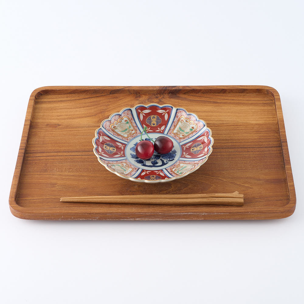 波佐見焼 林九郎窯 地紋割菊花紋 ¥4,840 大人の焼き物