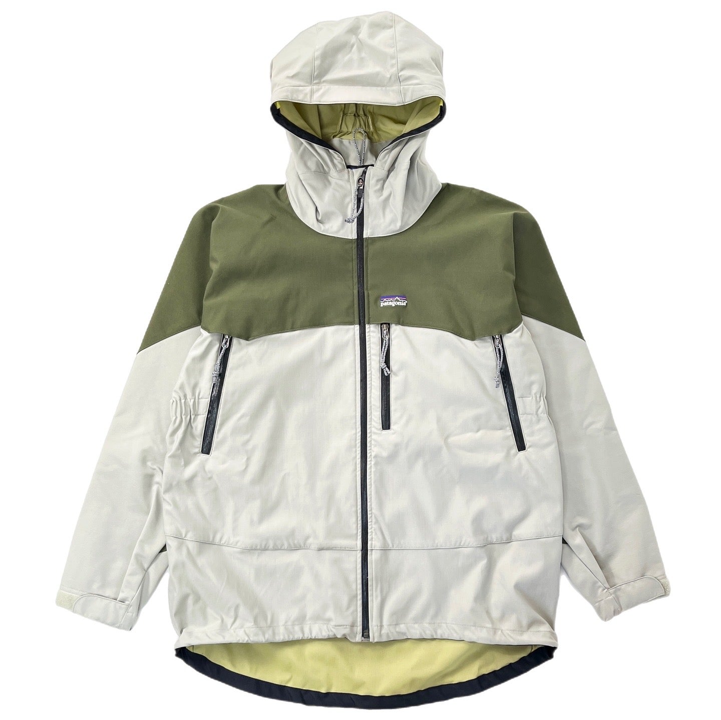 2001 Patagonia Mens Gore-Tex Ice Nine 3-Layer Shell Jacket, Eucalyptus