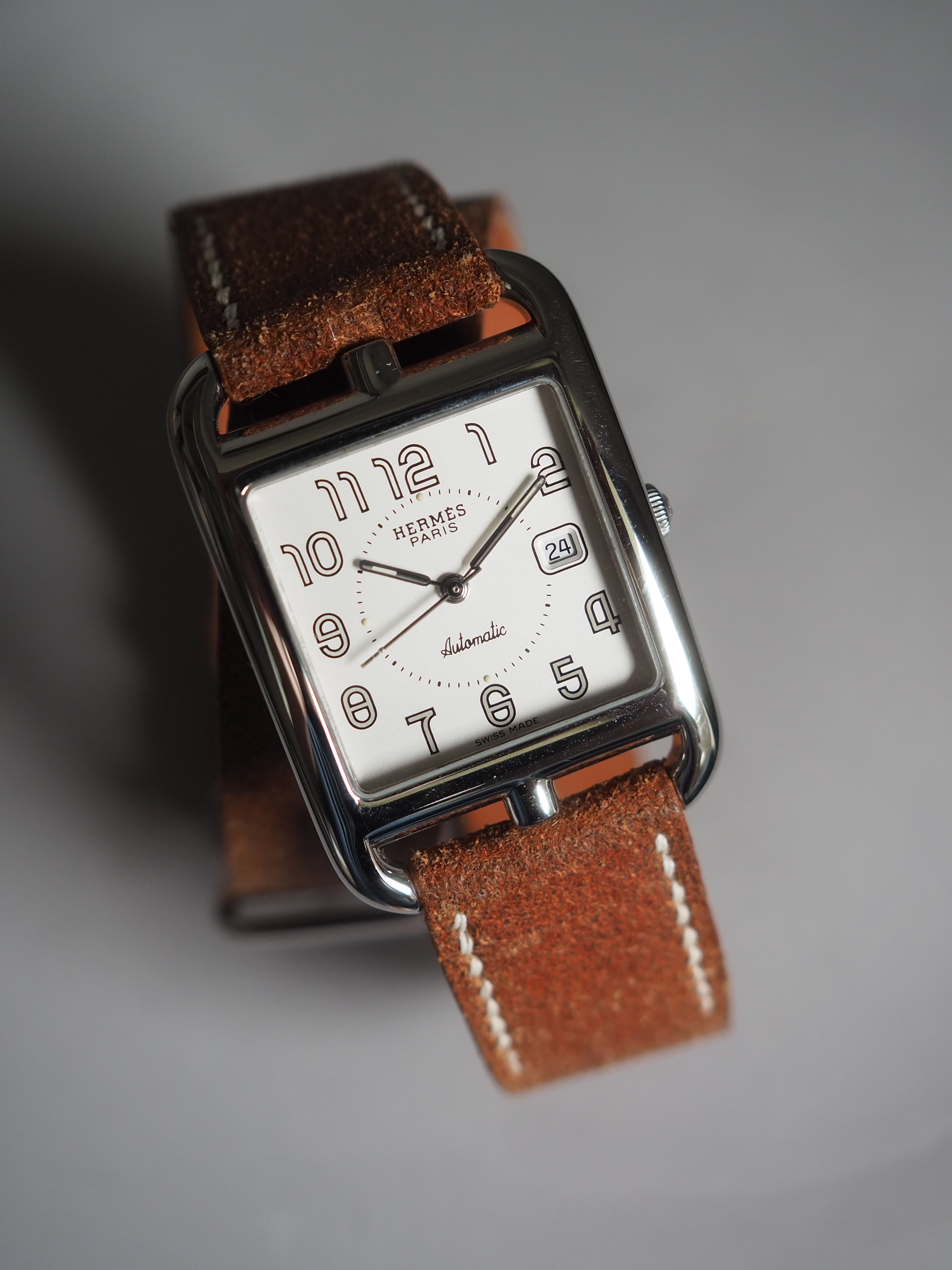 HERMES エルメス ケープコッド ドゥブルトゥール ウォッチ 腕時計