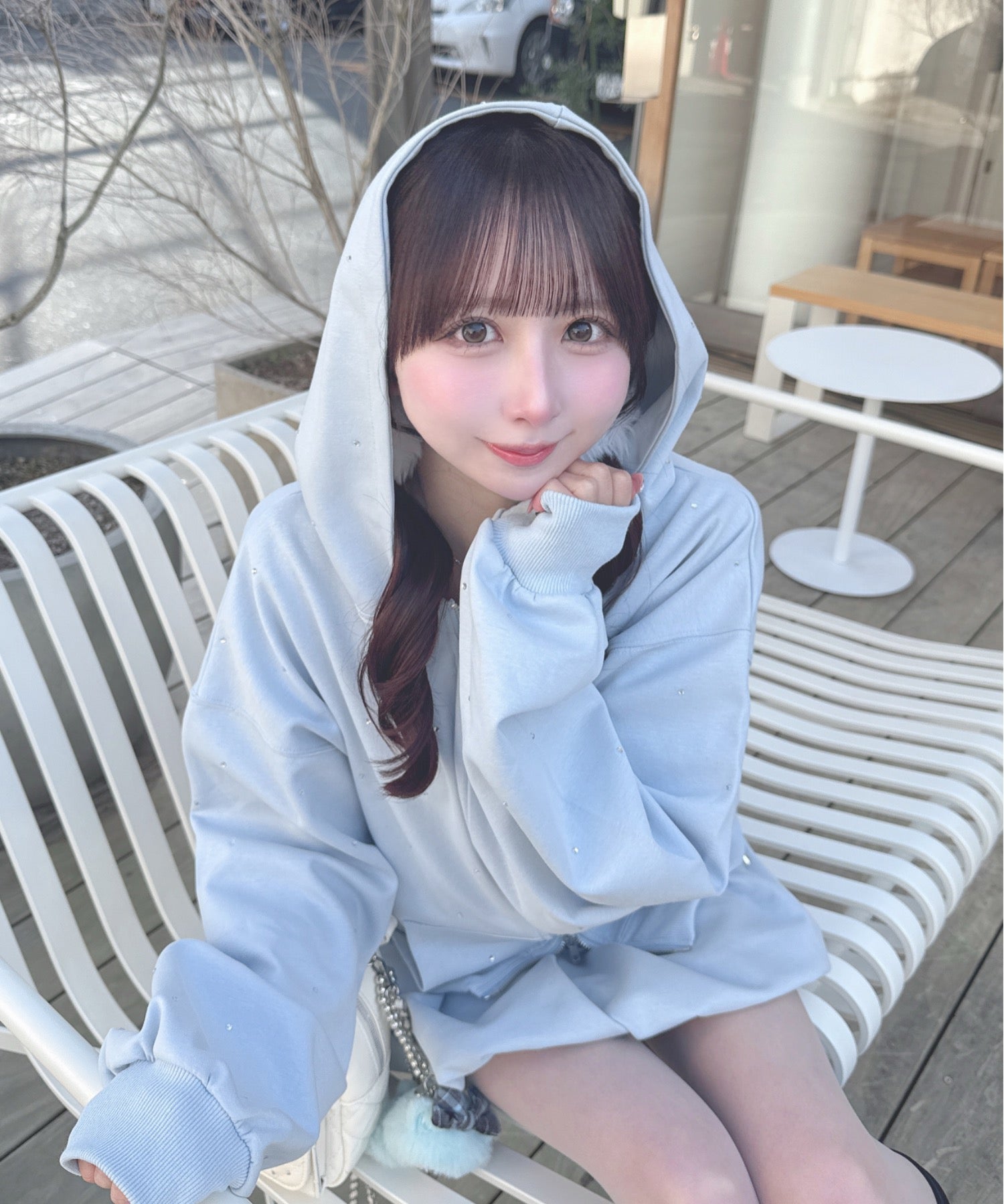 セット購入10％割♡対象商品】ビジューまみれパーカー – PARK by one