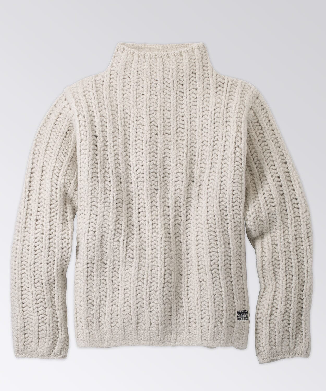 Mens Forde Mock Neck Cable Knit Sweater | OOBE BRAND