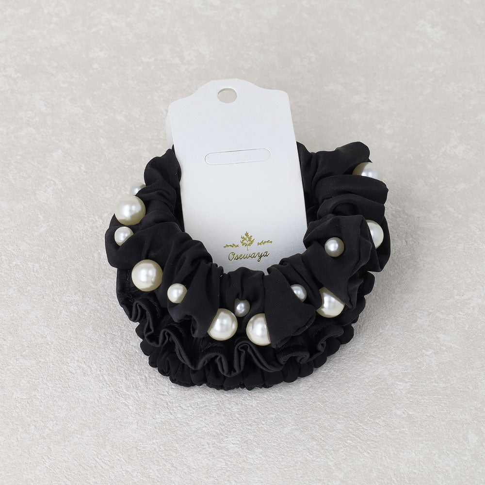 シュシュ ブラック パール 3個セット – OSEWAYAオンラインストア