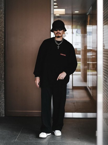 ANTIDOTE BUYERS CLUB 「Over Sized Logo L/S Tee」 オーバーサイズ