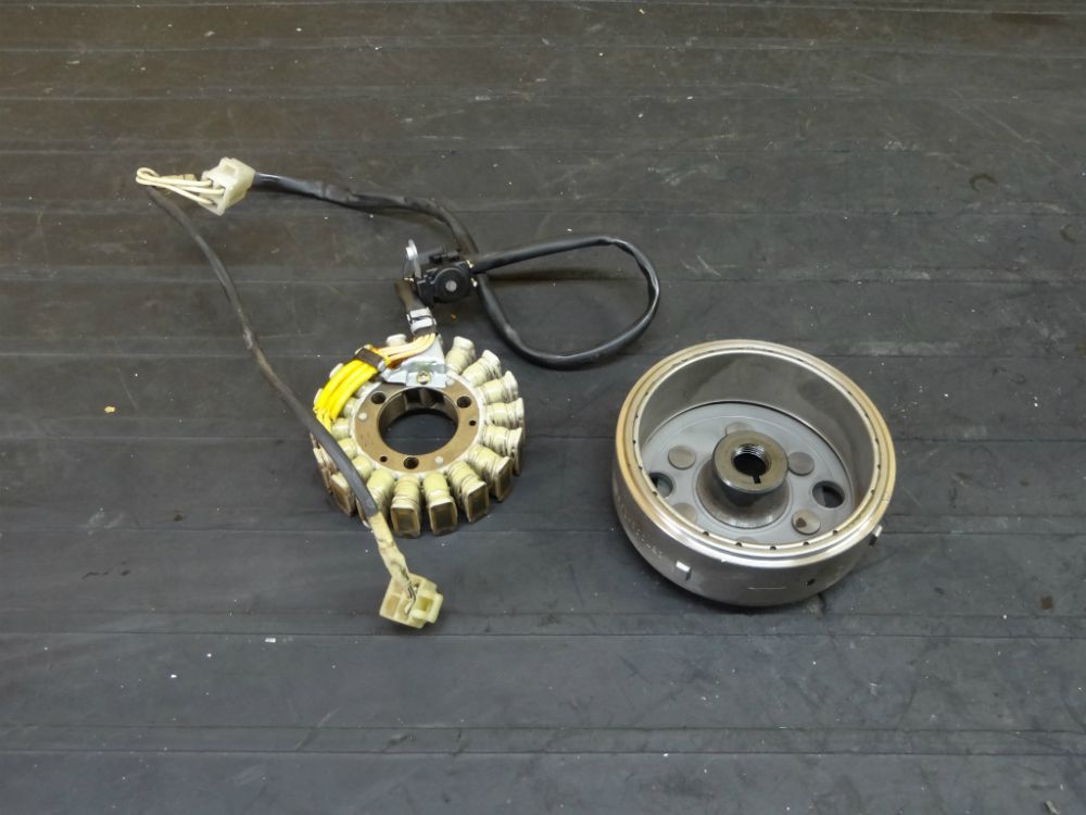 RZ250 4L3 ダイナモジェネレーターフライホイール極上中古良品