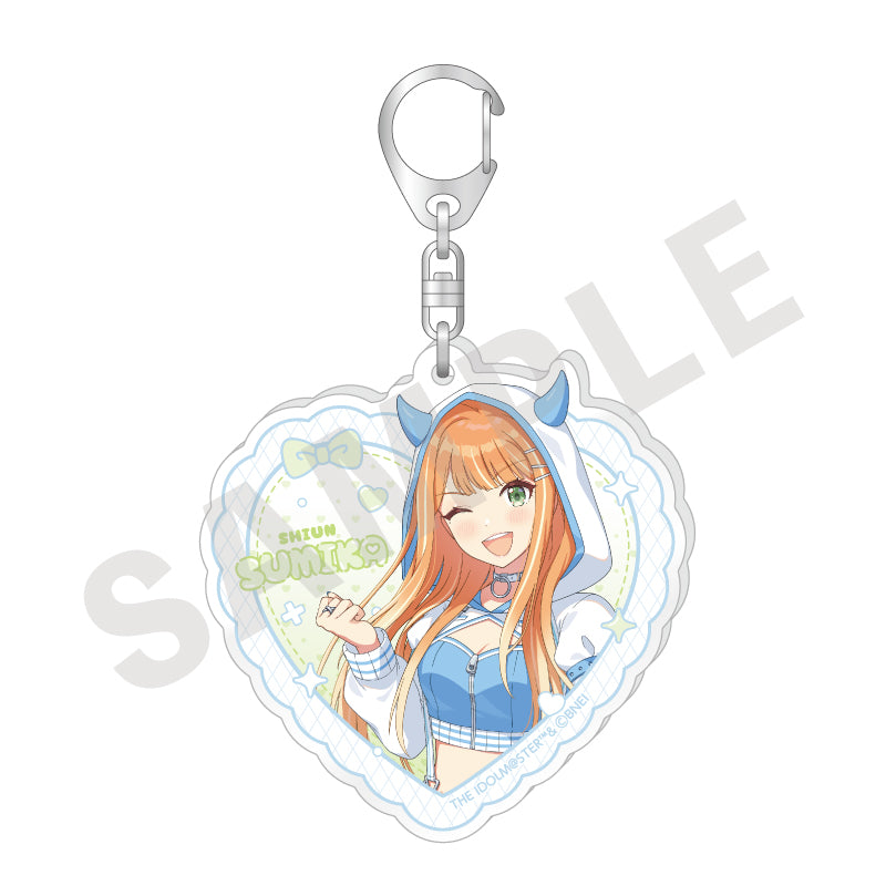学園アイドルマスター」アクリルキーホルダー（紫雲 清夏