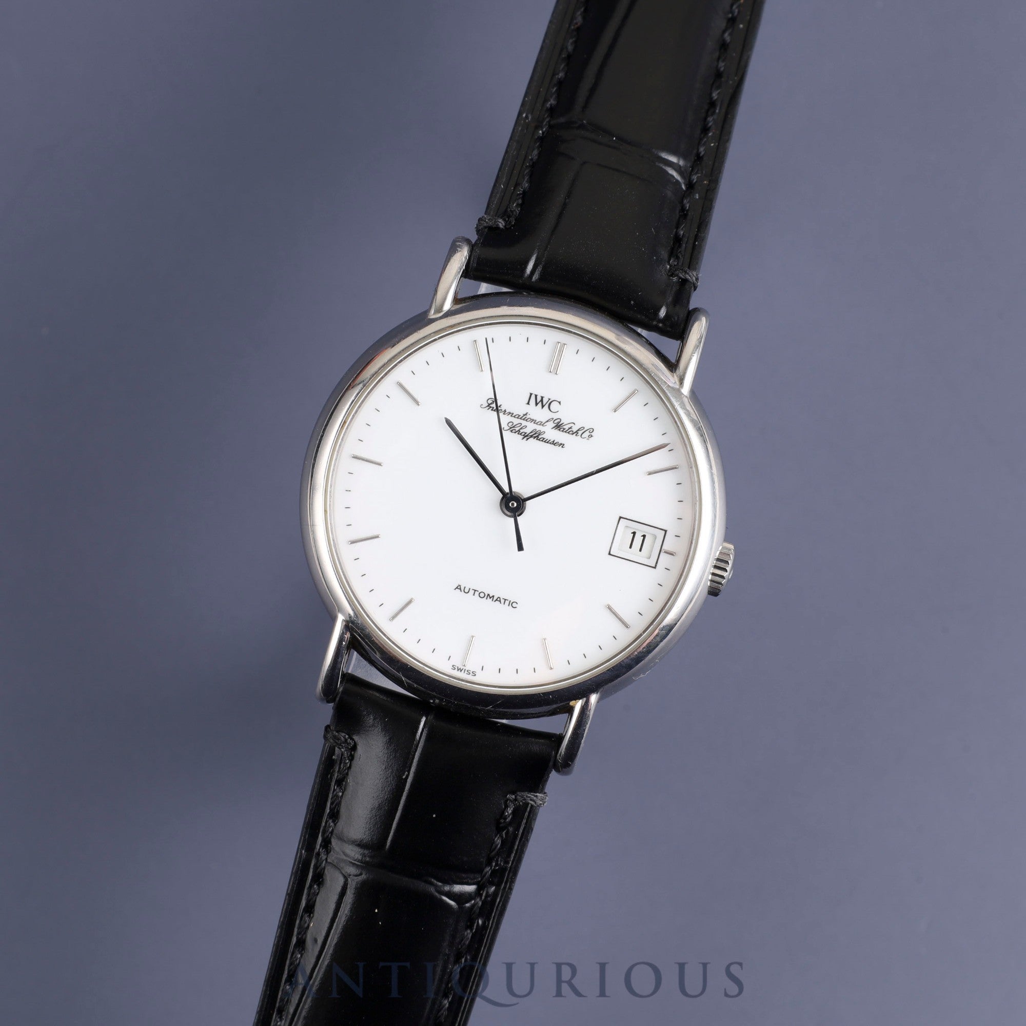 IWC ポートフィノ 3513 自動巻き Cal.37521 SS 革 純正尾錠（SS