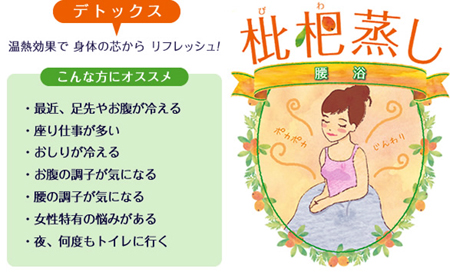 ビワキューは、ご家庭で簡単にできるビワ葉温熱療法です。ビワキューお