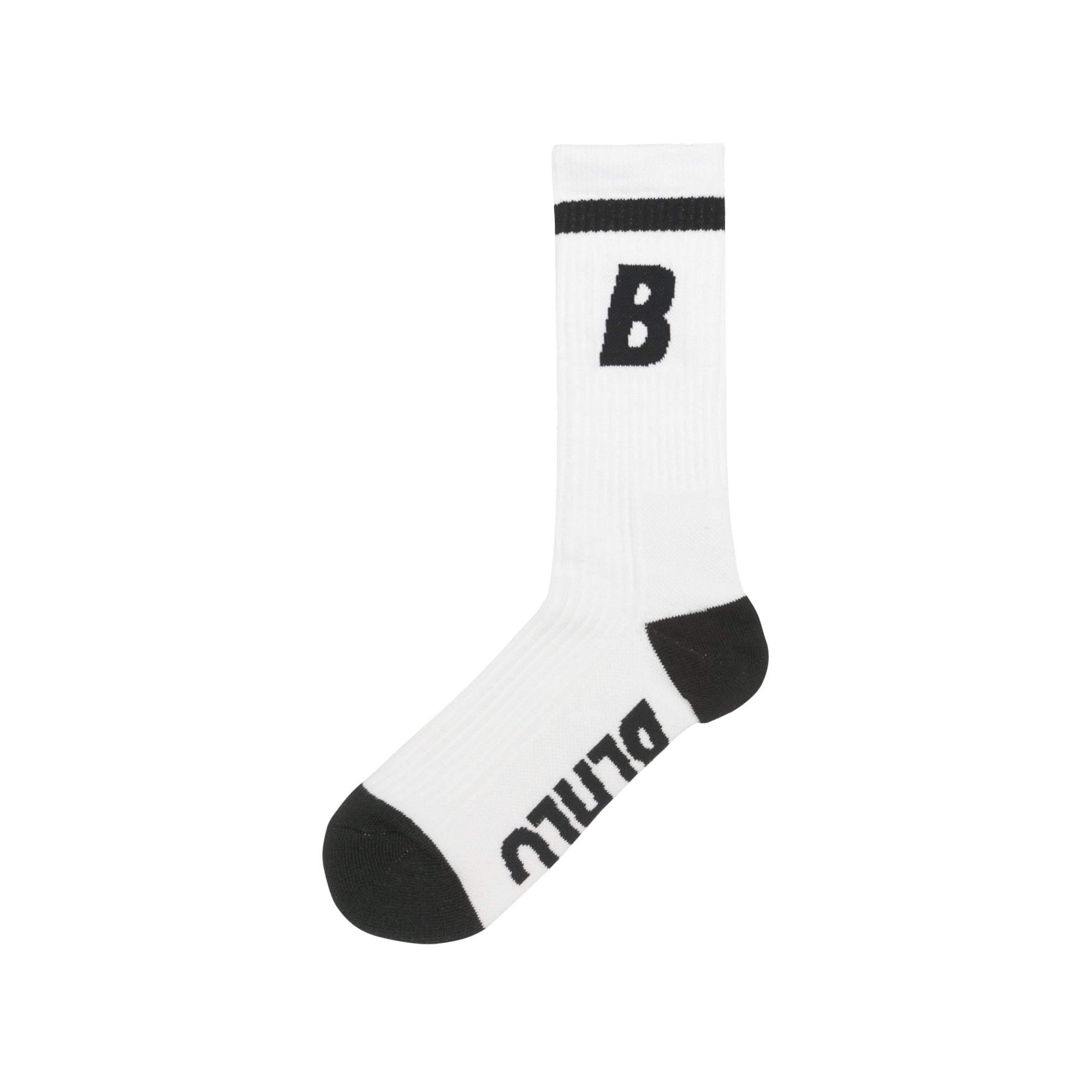 B Socks (white/black) – ballaholic