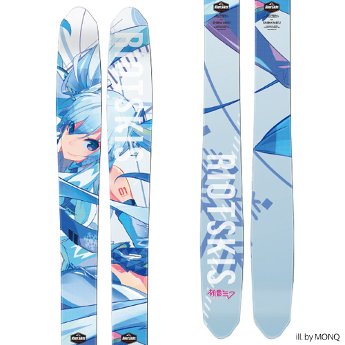 その他（お知らせ）】 RiotSkis×雪ミクコラボスキー板が登場