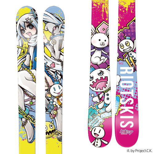 その他（お知らせ）】 RiotSkis×雪ミクコラボスキー板が登場