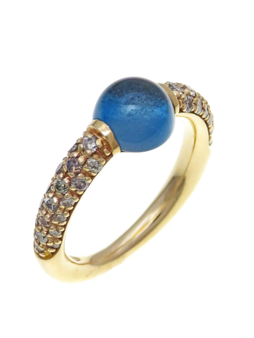 POMELLATO マーマノンマーマ #52 ブルートパーズ×ダイヤ 750 マーマ