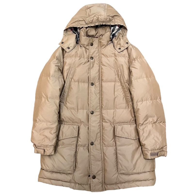 バーバリーロンドン ダウンコート ノバチェック フード脱着Mサイズ山陽