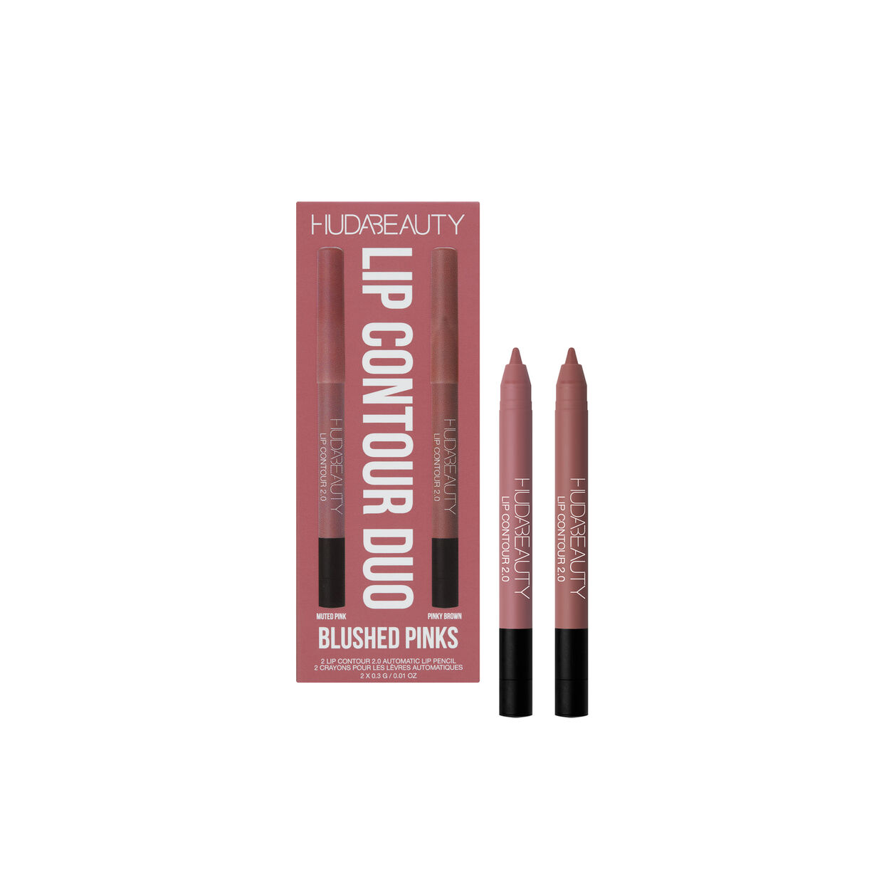 Huda Beauty Lip Contour Mini Duo Blushed Pinks – Beauty Land