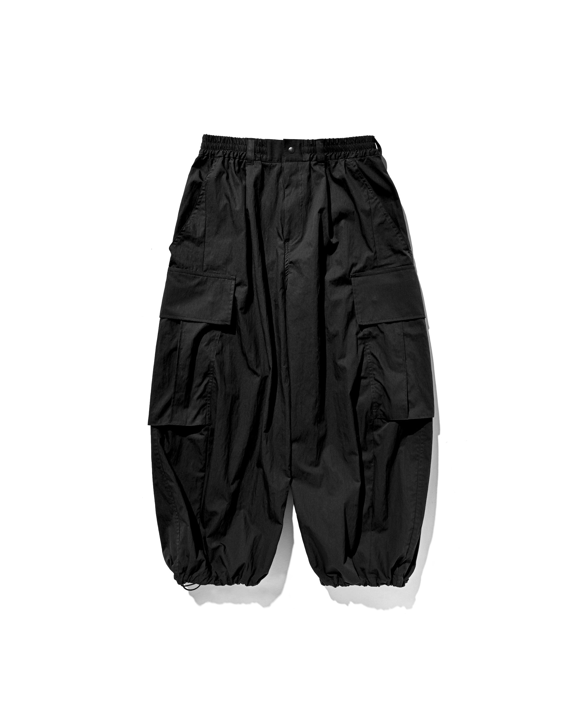 MEGA POCKET BALLOON CARGO PANTS (BLACK)