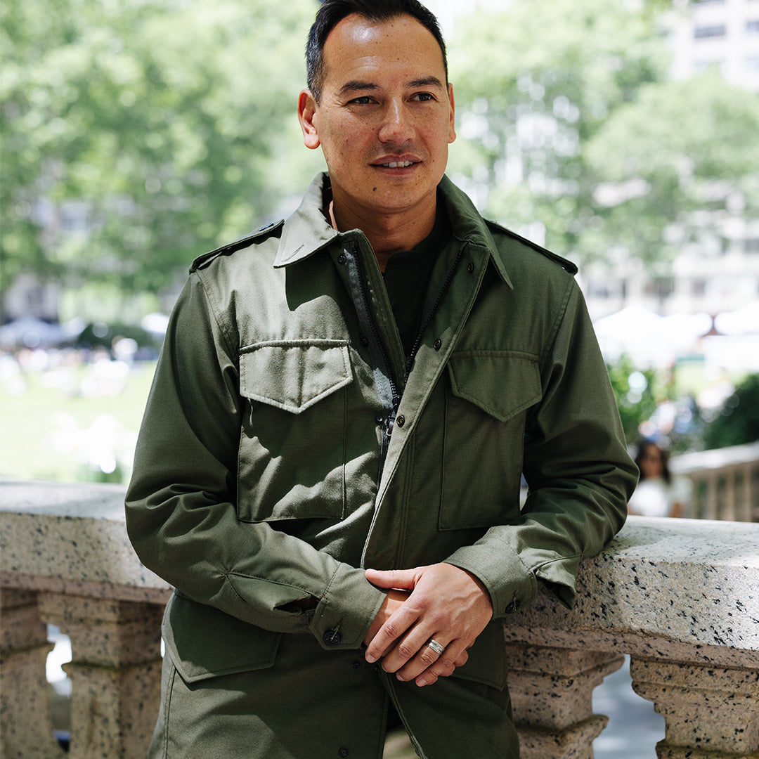 Men's Military M-51 Field Jacket - Olive Green | Cockpit USA