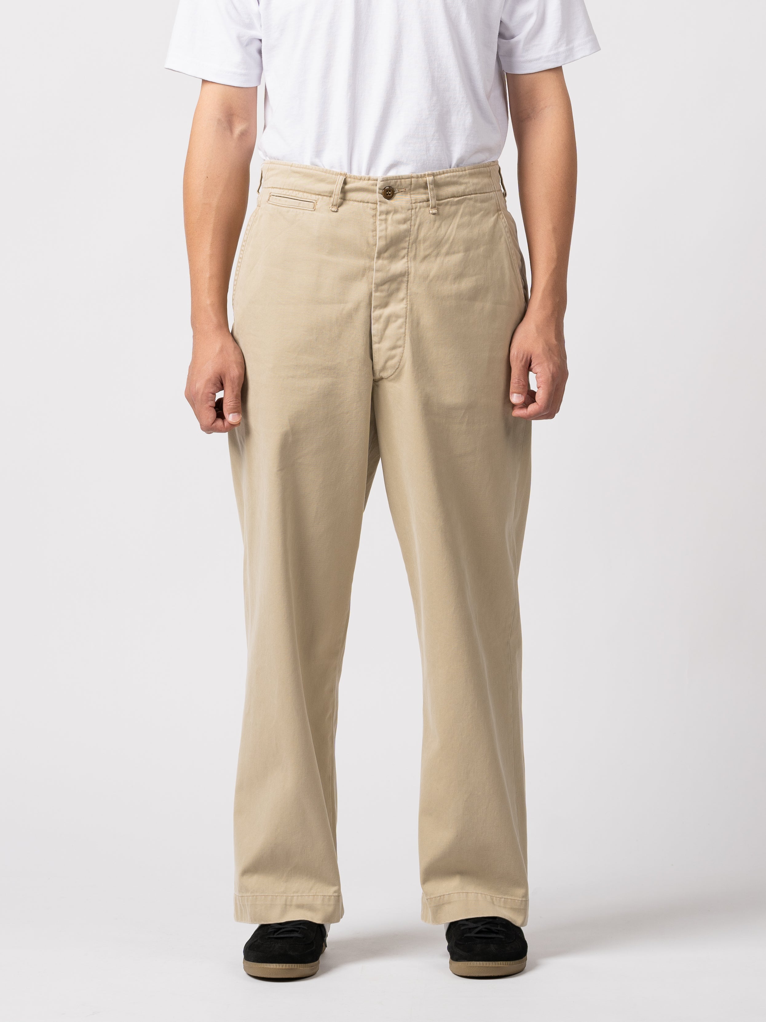 orslow Vintage Fit Army Trousers (Khaki Stone)| COMRADEHK