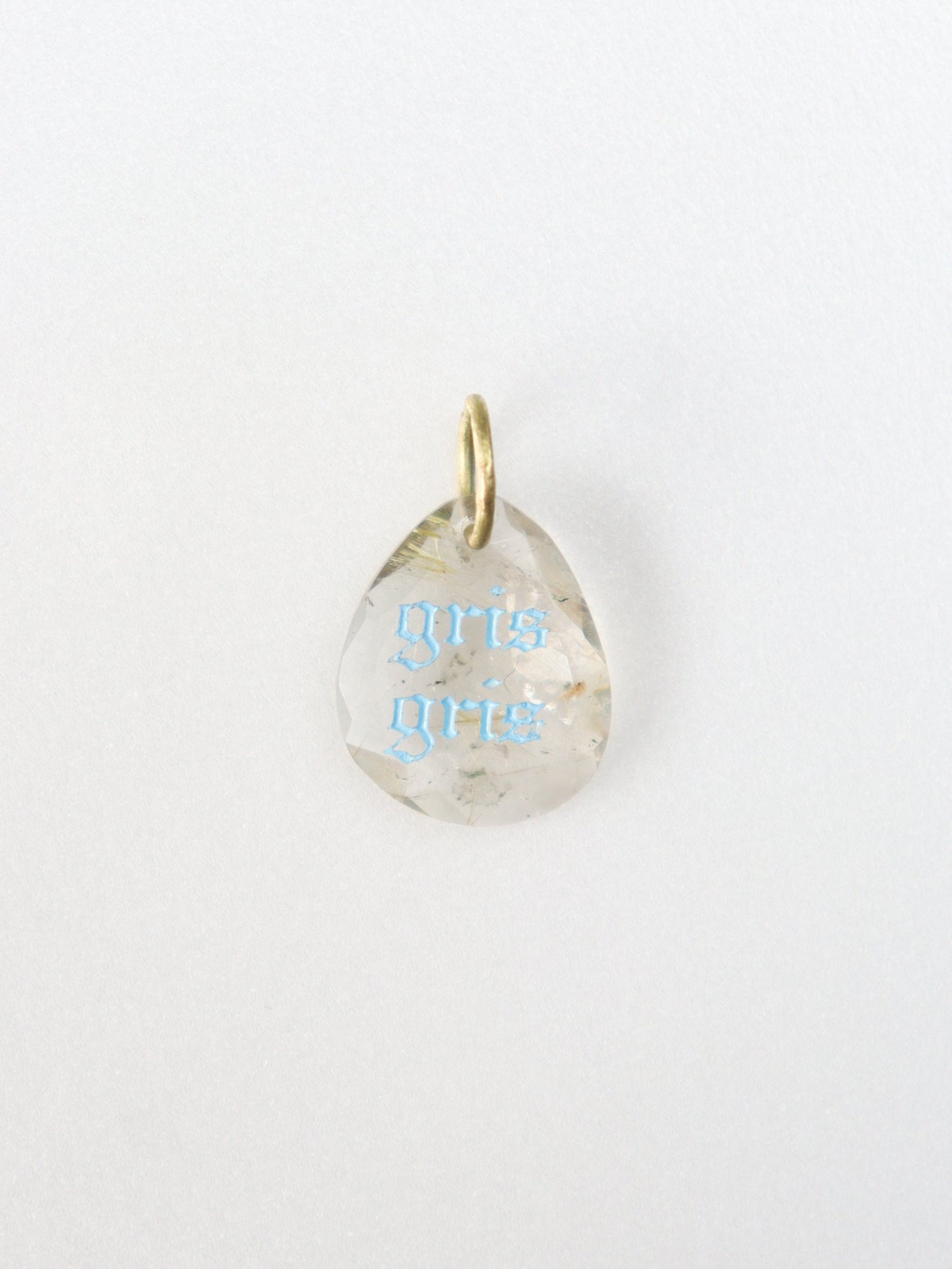 ゴールデンルチルクオーツ】stones stone zoo ペンダントトップ｜BLUE