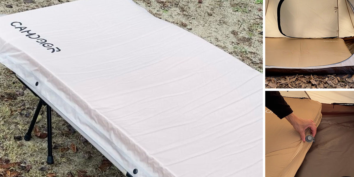 CAMDOORのインフレーターマットDXをレビュー