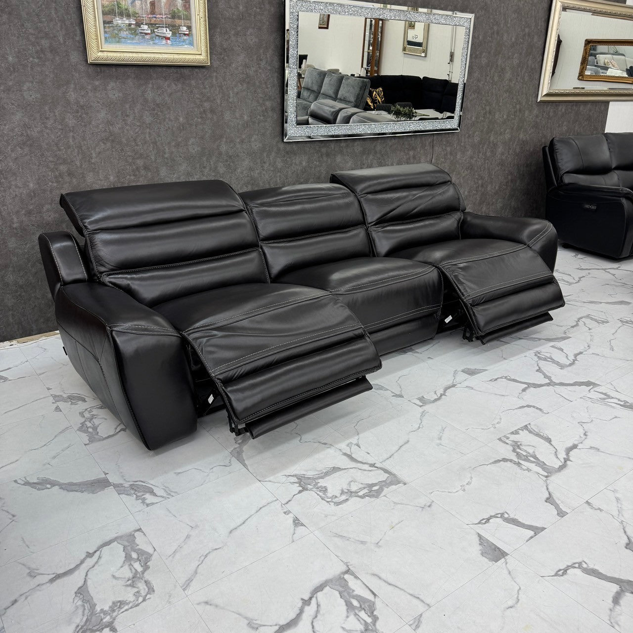 本革 電動リクライニングソファ Zero Gravity Z1 3seat – Nostra Casa Mia