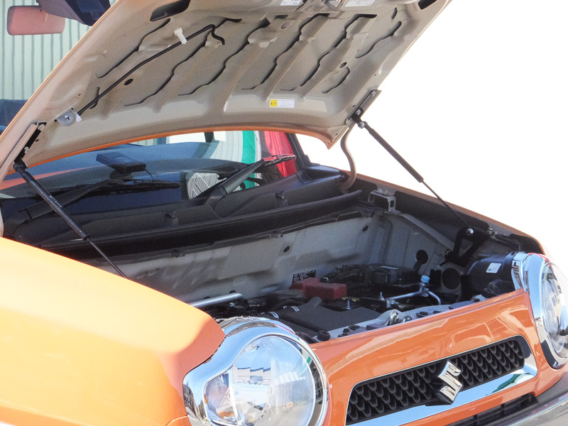 SPK、スズキ ハスラー（MR31S）用「SUPERGRID ボンネットダンパー