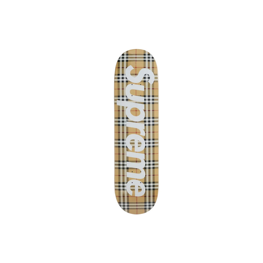 Supreme Burberry Skateboard Deck – dripdelivery.cz