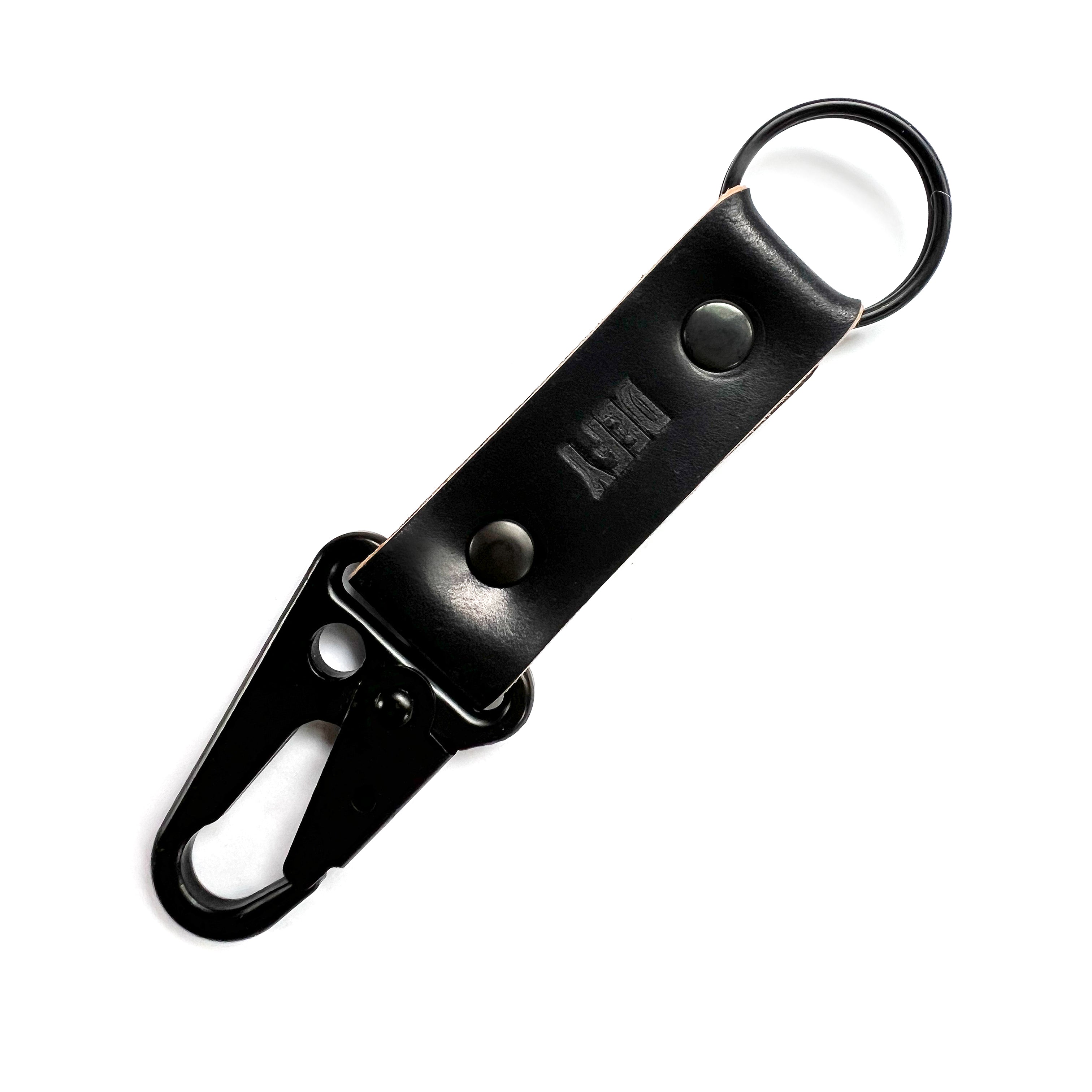 Key Chain | Horween Black Austin Calf Leather – DEFY
