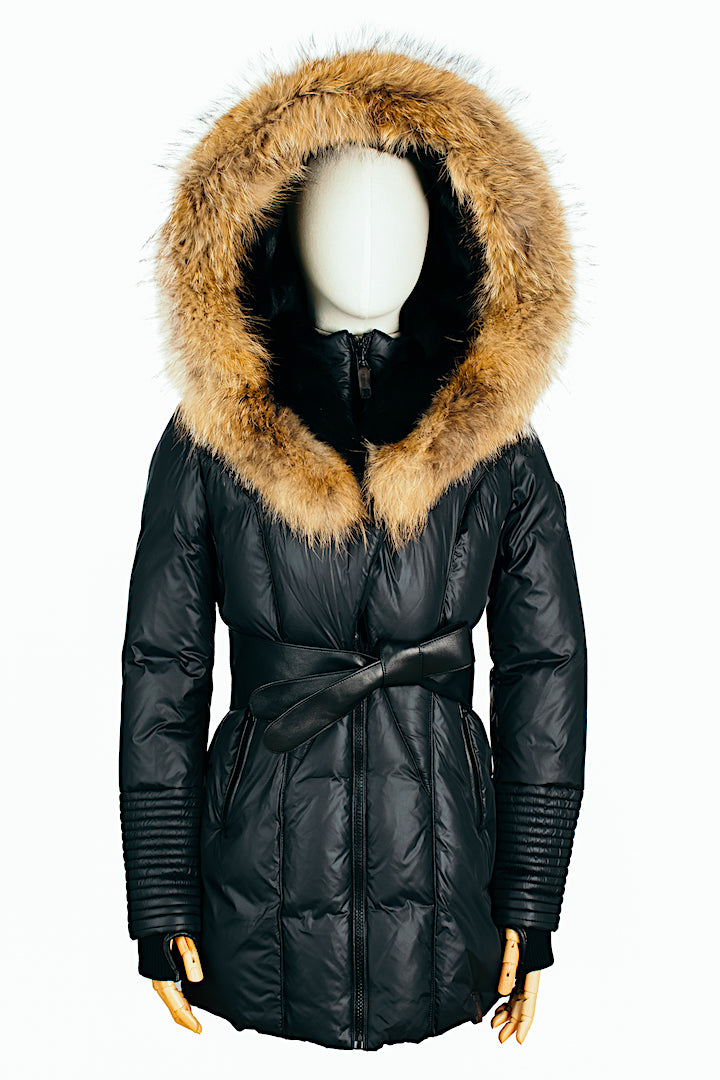 Sophie Down Jacket With Fur Trim | DEJAVU | Coats – Dejavu NYC