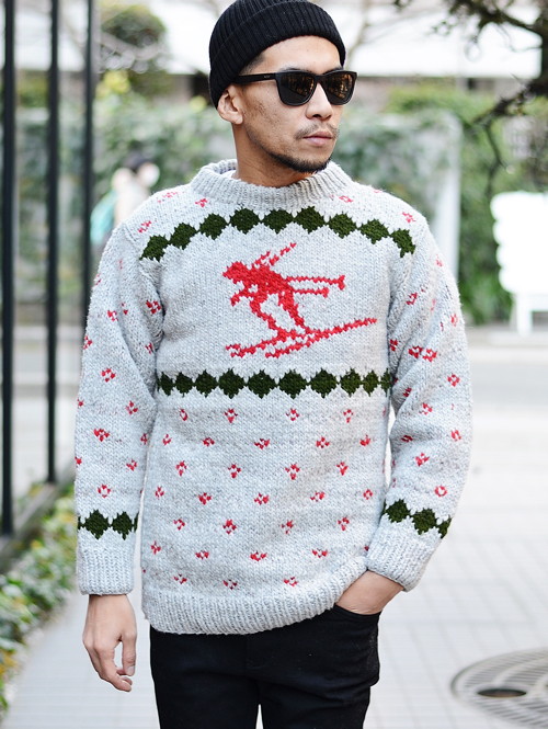 エトフ別注 ARTESANIA ノルディック柄カウチンセーター を通販 | ETOFFE