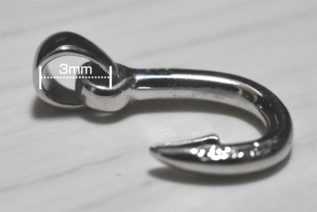 Eldorado 釣り針 シルバーネックレス for Women | 釣り針ネックレス