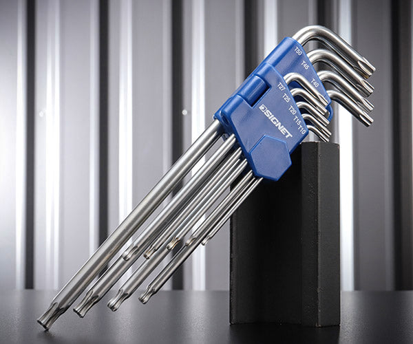 2月の特価品】シグネット 9PCS ロング ボールヘクスローブレンチセット