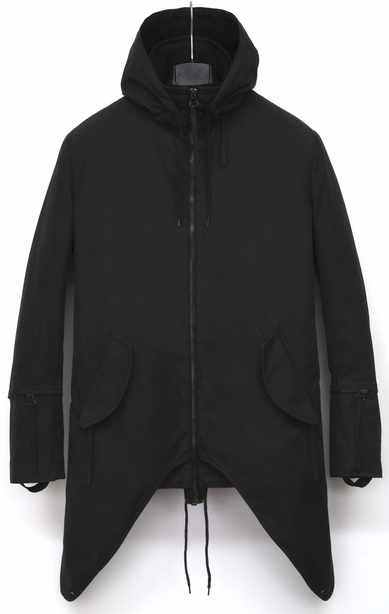 Helmut Lang 2004 Layered Bondage Parka with Extended Sides and