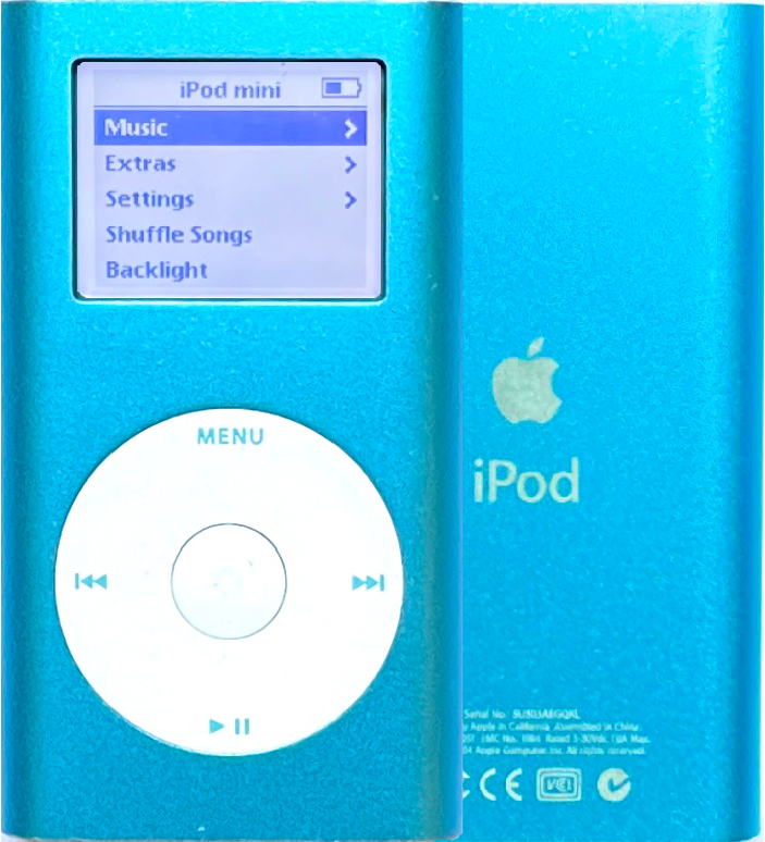Refurbished Apple iPod Mini 1st 2nd Generation Blue A1051 M9802LL