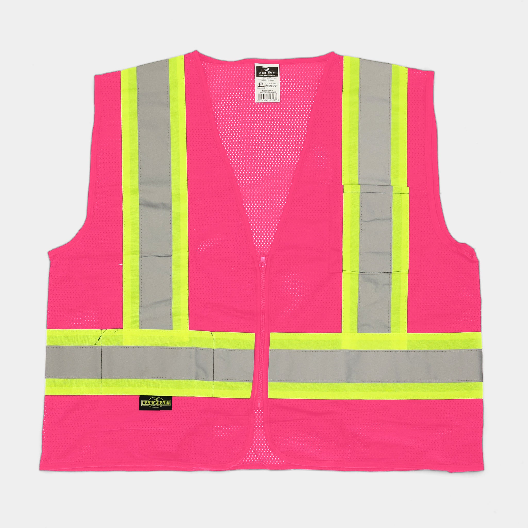 Safety Vest With Zipper, Class 1 – Epik Workwear
