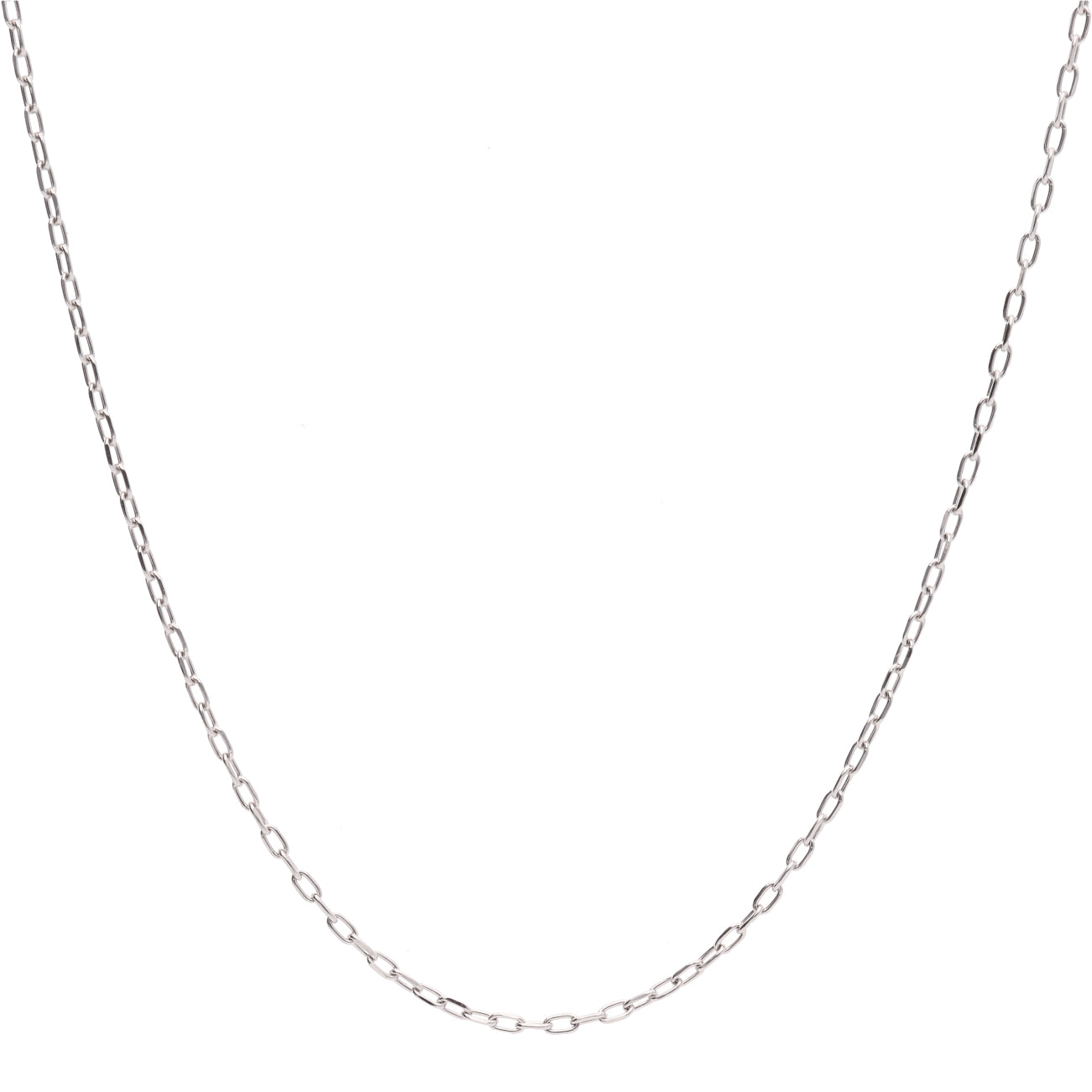 カットアズキ チェーン PT850 プラチナ チェーン 幅0.7mm 45cm 長さ