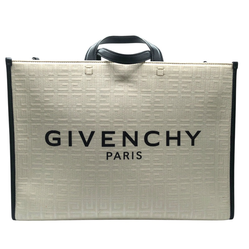 ジバンシィ GIVENCHY Gトートミディアム アイボリー コーティング