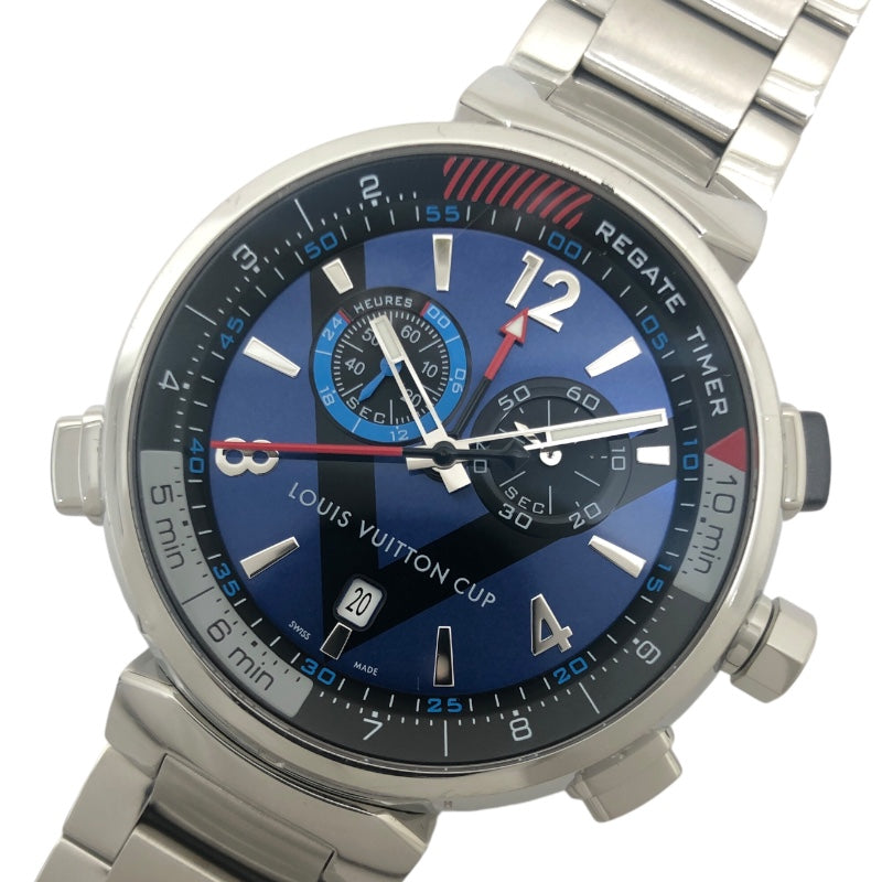 ルイ・ヴィトン LOUIS VUITTON タンブール レガッタ クロノグラフ