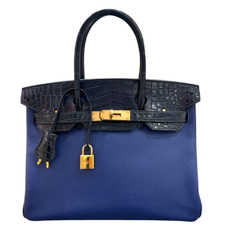 エルメス HERMES バーキン30 タッチ C刻 ブルーマリン・ブルー