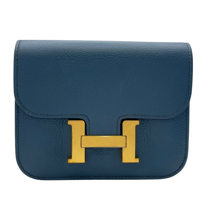 エルメス HERMES コンスタンススリム B刻 ブルードプリュス エバー