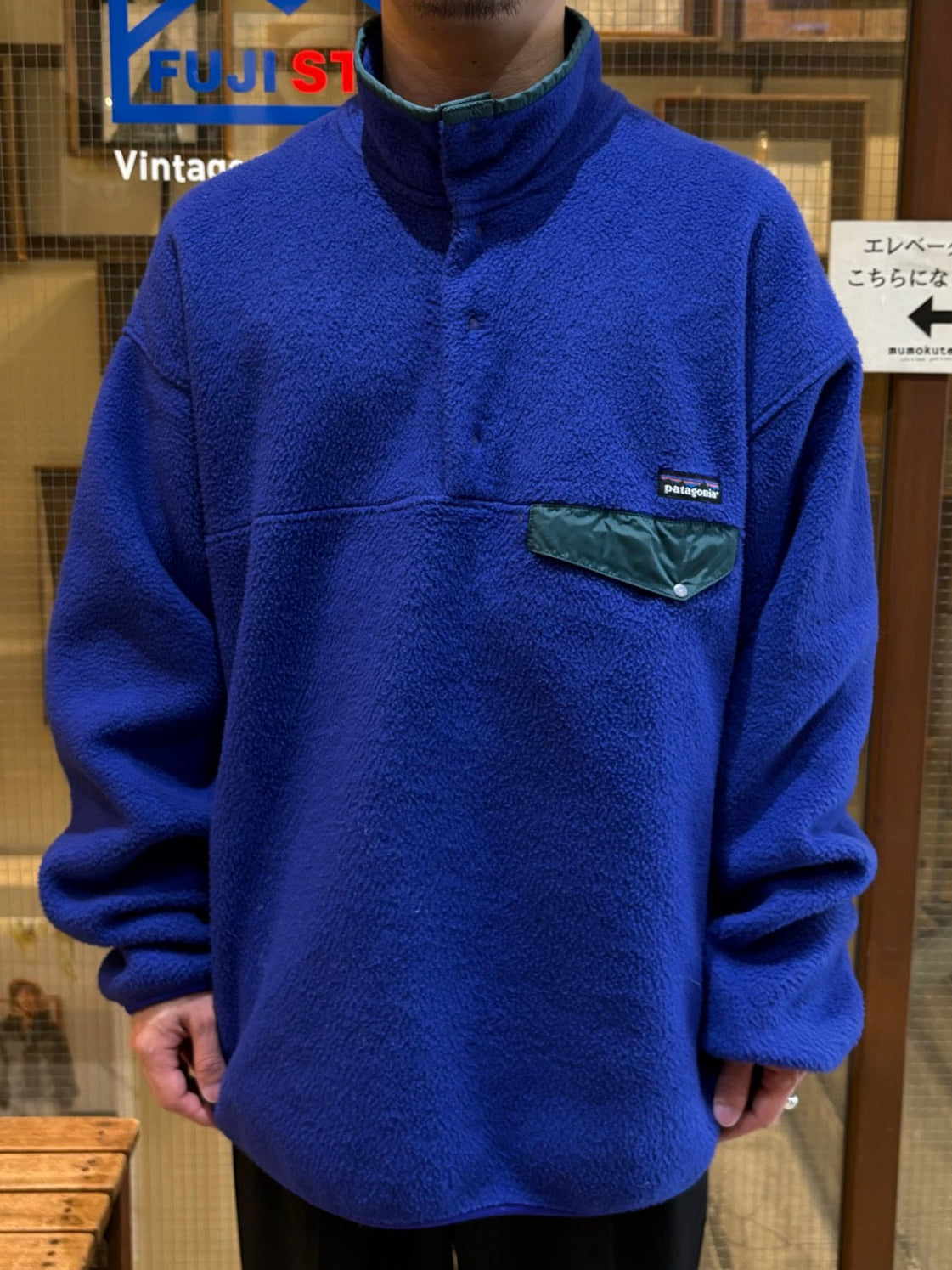 90's PATAGONIA「SYNCHILLA Snap-T」雪なしタグ フリースジャケット