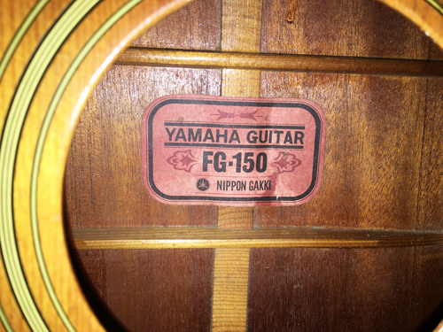 最初期赤ラベル 1968 - All About YAMAHA FG-150